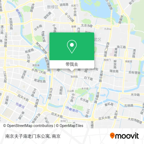 南京夫子庙老门东公寓地图