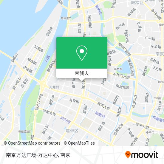 南京万达广场-万达中心地图