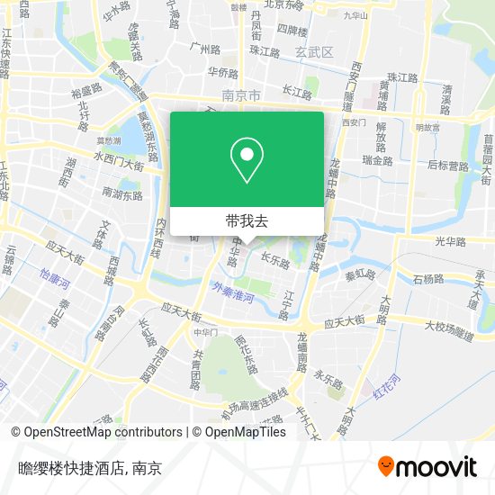 瞻缨楼快捷酒店地图
