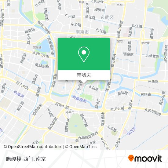 瞻缨楼-西门地图