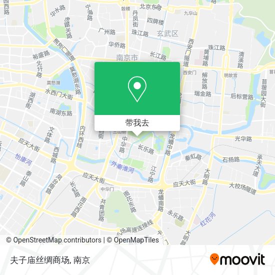 夫子庙丝绸商场地图