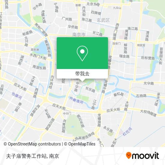 夫子庙警务工作站地图