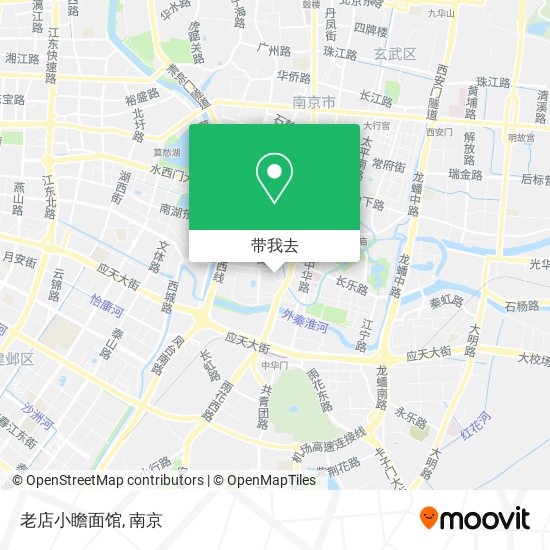 老店小瞻面馆地图