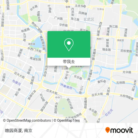 瞻园商厦地图