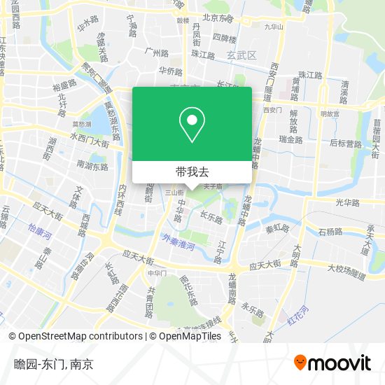 瞻园-东门地图