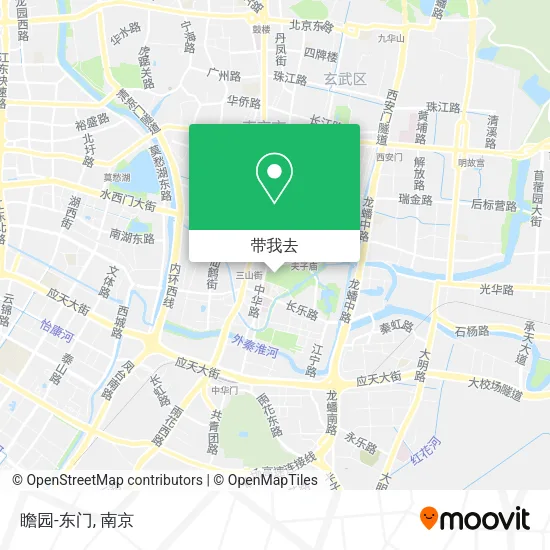 瞻园-东门地图