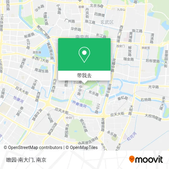 瞻园-南大门地图