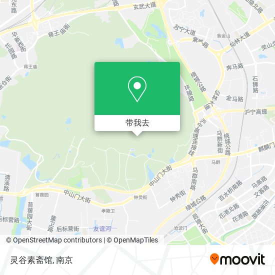 灵谷素斋馆地图