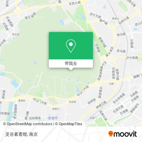 灵谷素斋馆地图