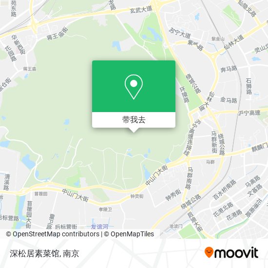 深松居素菜馆地图