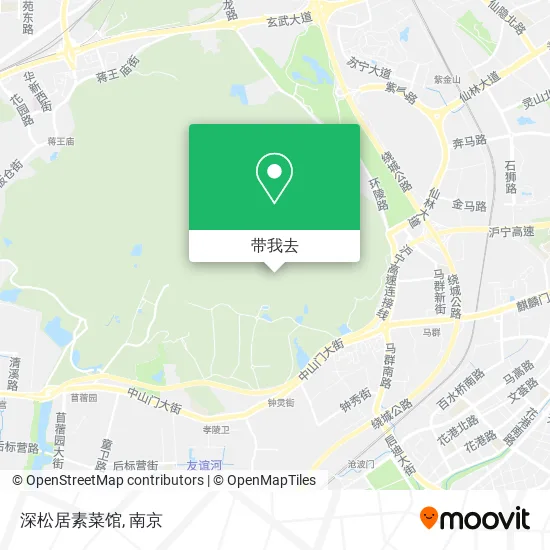 深松居素菜馆地图
