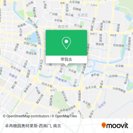 卓冉瞻园奥特莱斯-西南门地图