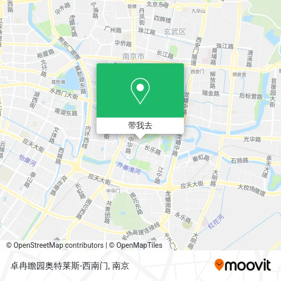 卓冉瞻园奥特莱斯-西南门地图