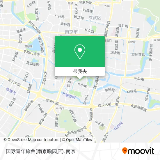 国际青年旅舍(南京瞻园店)地图