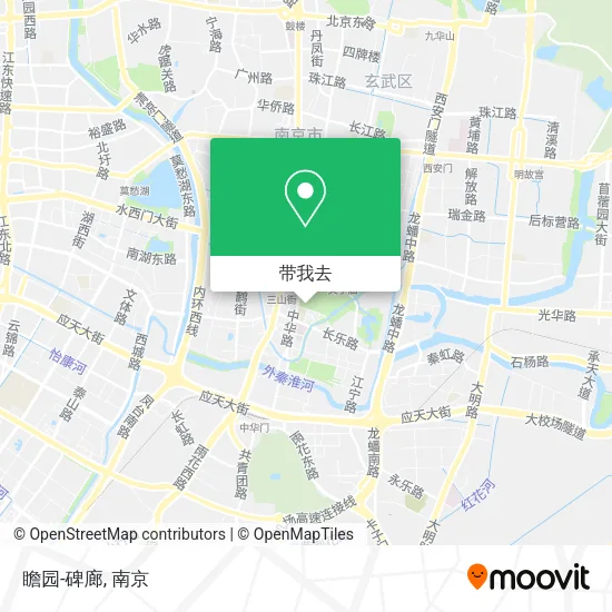瞻园-碑廊地图