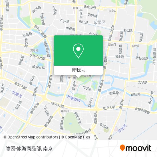 瞻园-旅游商品部地图
