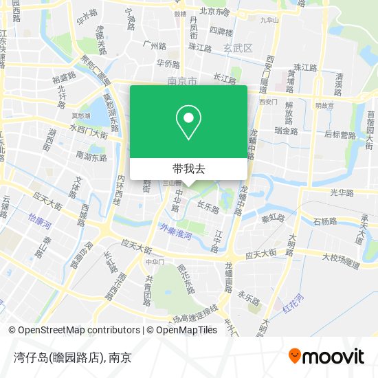 湾仔岛(瞻园路店)地图