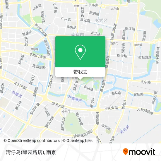 湾仔岛(瞻园路店)地图