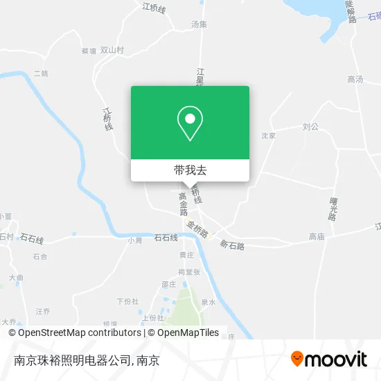 南京珠裕照明电器公司地图