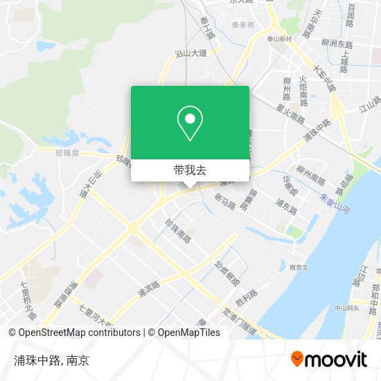 浦珠中路地图