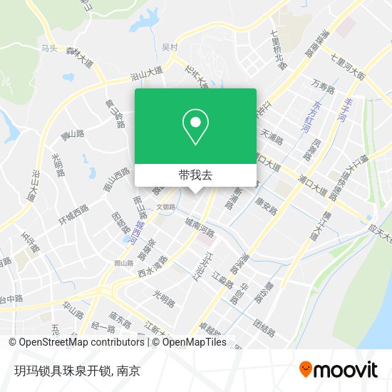 玥玛锁具珠泉开锁地图