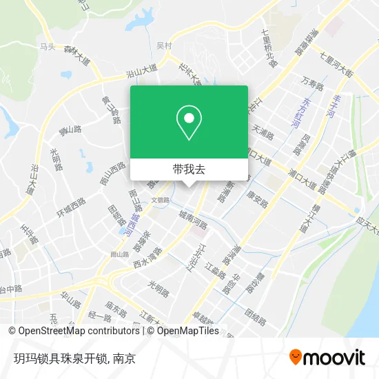 玥玛锁具珠泉开锁地图