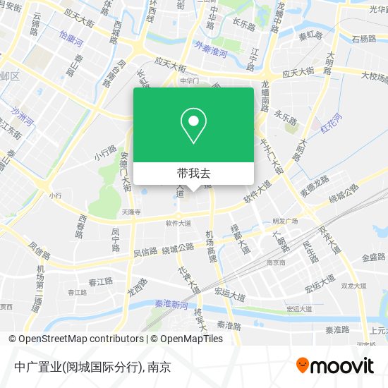 中广置业(阅城国际分行)地图