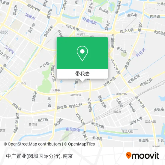 中广置业(阅城国际分行)地图