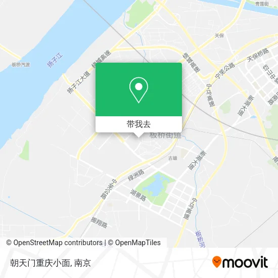 朝天门重庆小面地图