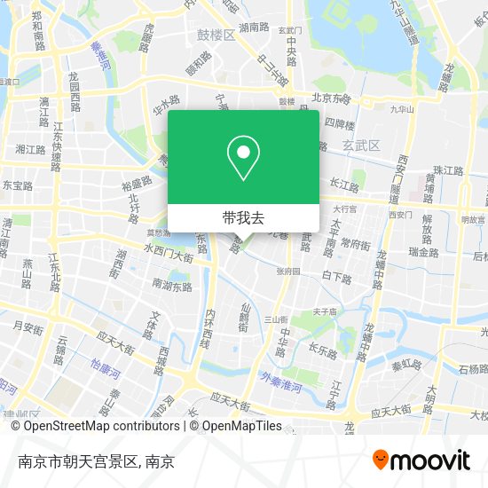 南京市朝天宫景区地图