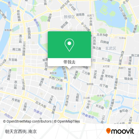 朝天宫西街地图