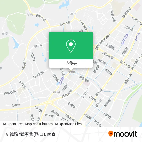 文德路/武家巷(路口)地图