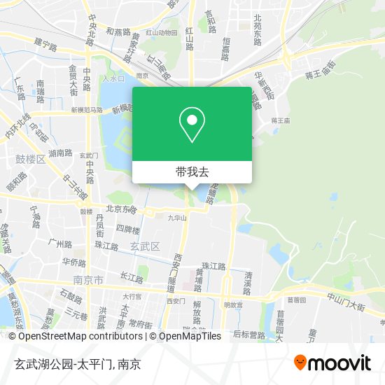 玄武湖公园-太平门地图
