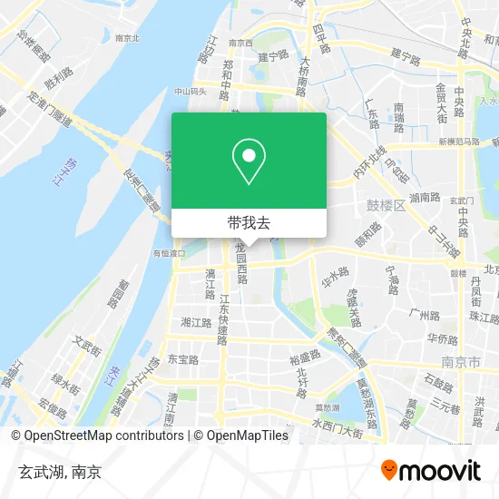 玄武湖地图