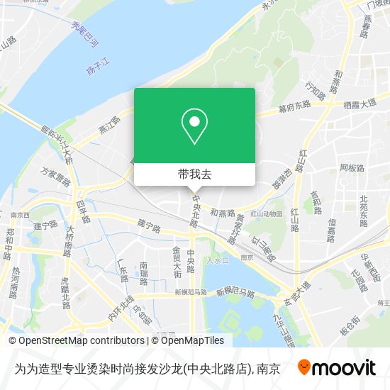 为为造型专业烫染时尚接发沙龙(中央北路店)地图