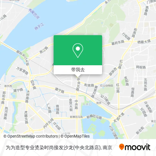 为为造型专业烫染时尚接发沙龙(中央北路店)地图