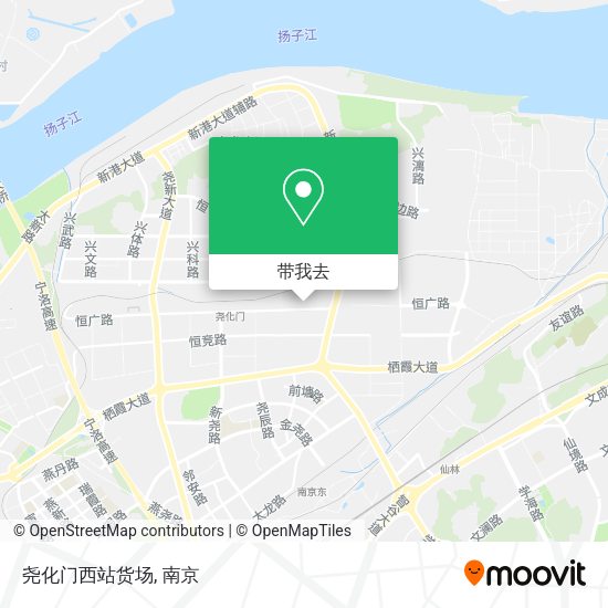 尧化门西站货场地图
