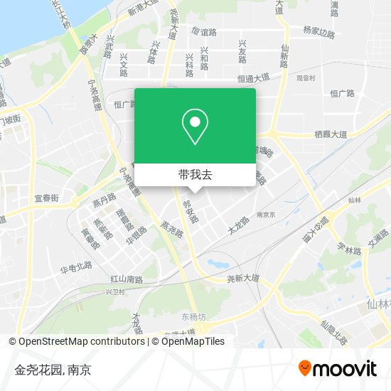 金尧花园地图