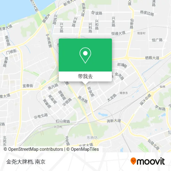 金尧大牌档地图