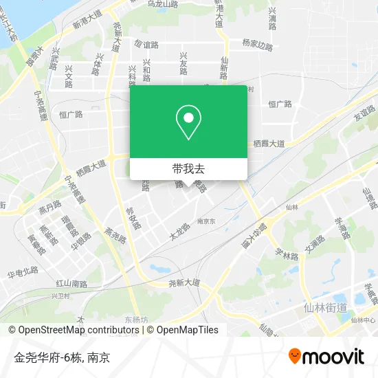 金尧华府-6栋地图