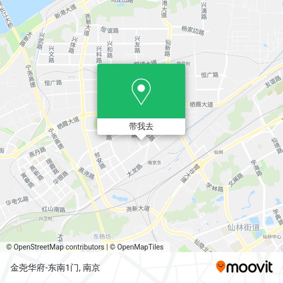 金尧华府-东南1门地图