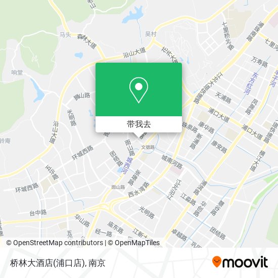 桥林大酒店(浦口店)地图