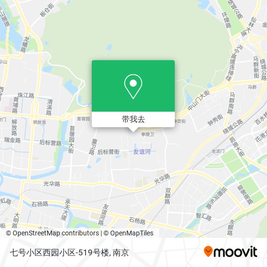七号小区西园小区-519号楼地图