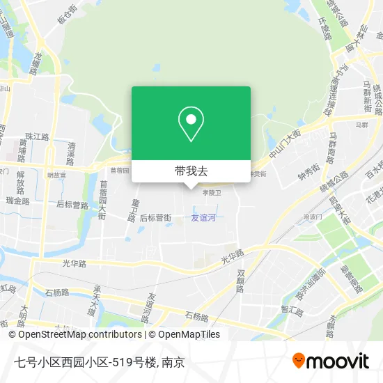 七号小区西园小区-519号楼地图