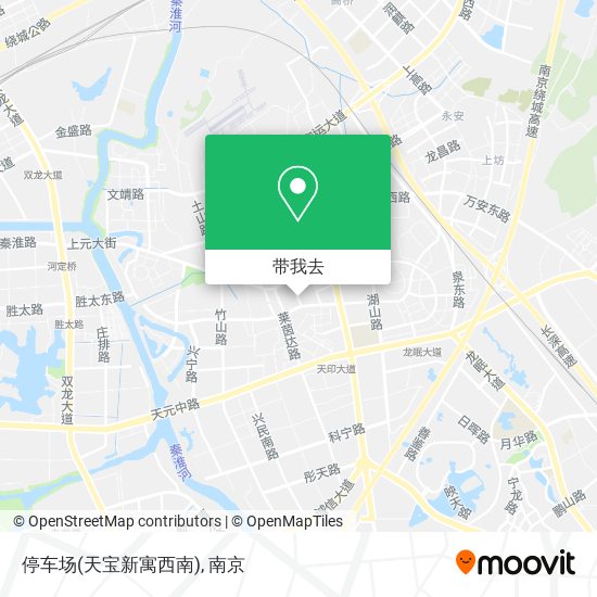 停车场(天宝新寓西南)地图