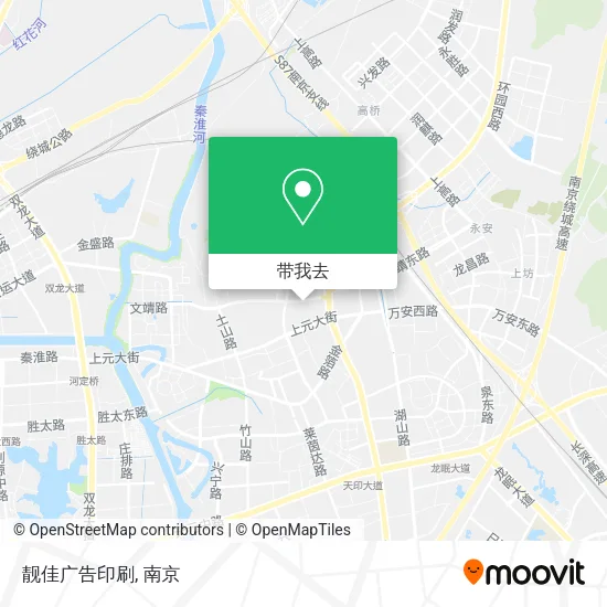 靓佳广告印刷地图