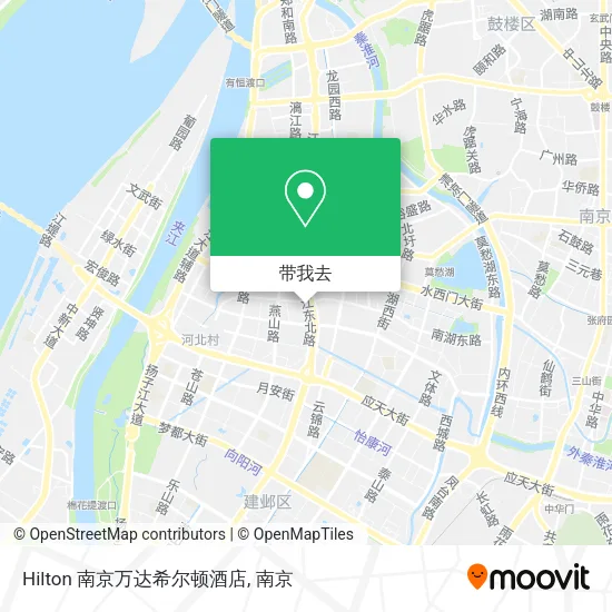 Hilton 南京万达希尔顿酒店地图