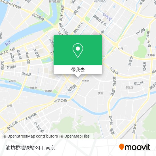 油坊桥地铁站-3口地图