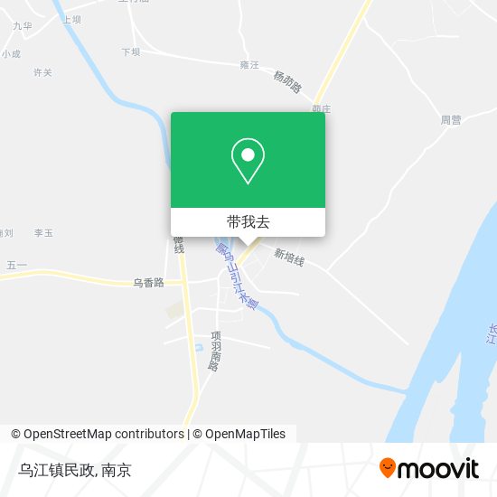 乌江镇民政地图