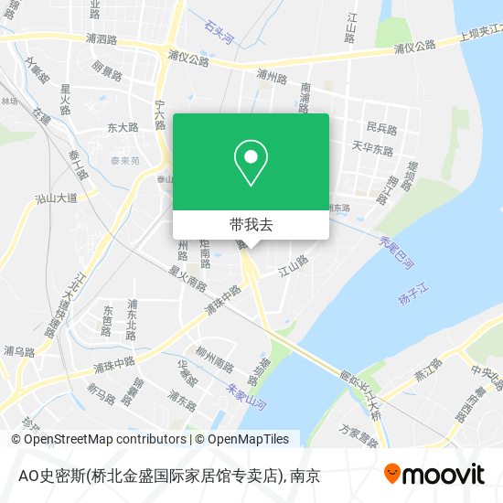 AO史密斯(桥北金盛国际家居馆专卖店)地图